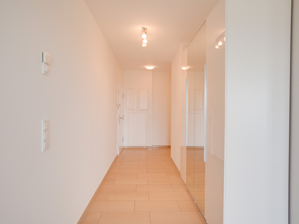 View towards the entrance from the living room